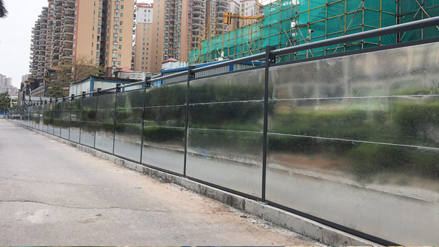 廣州鋼結構圍擋-鍍鋅鋼板圍擋廣州款 工程案例